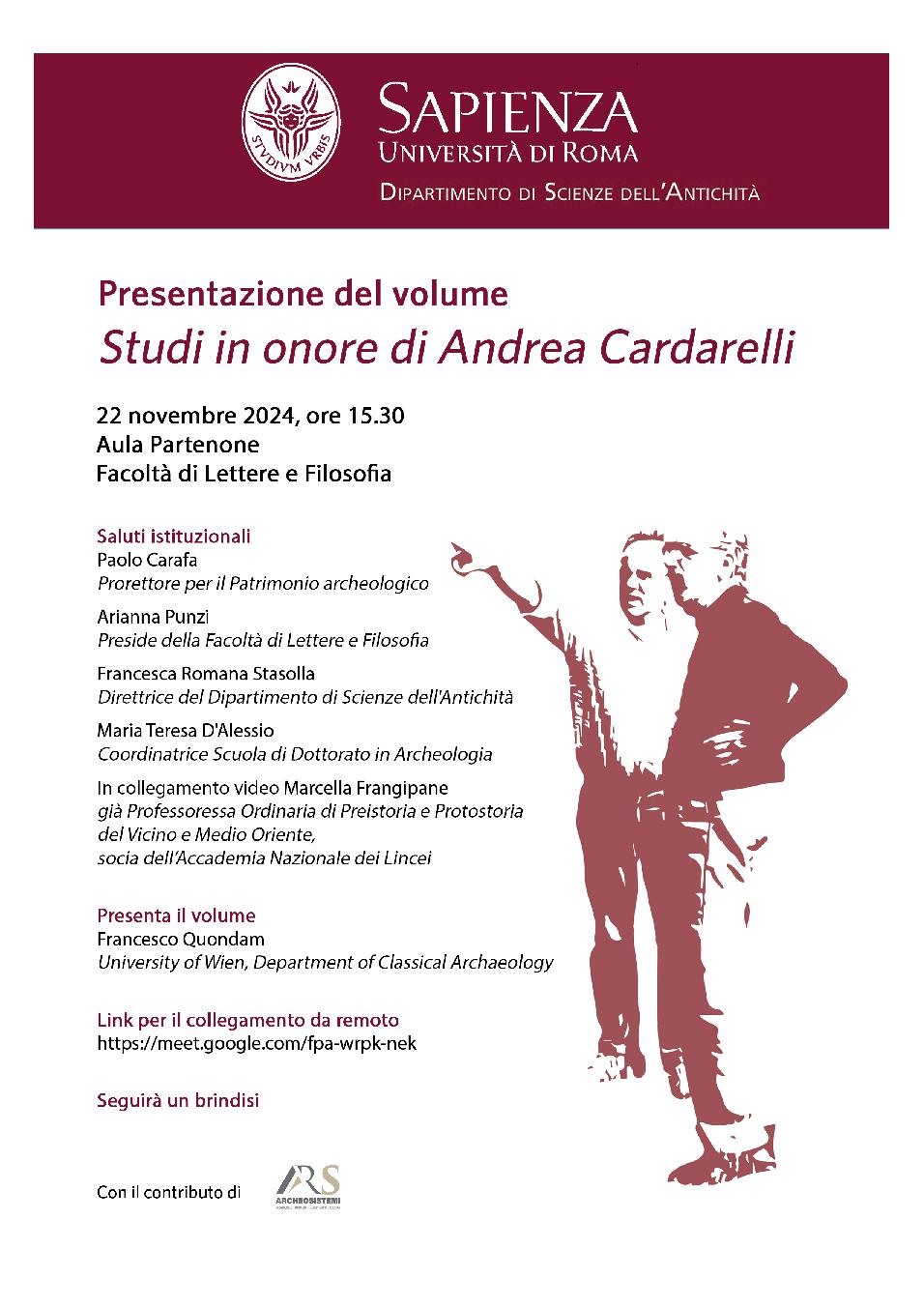 Studi in onore di Andrea Cardarelli
