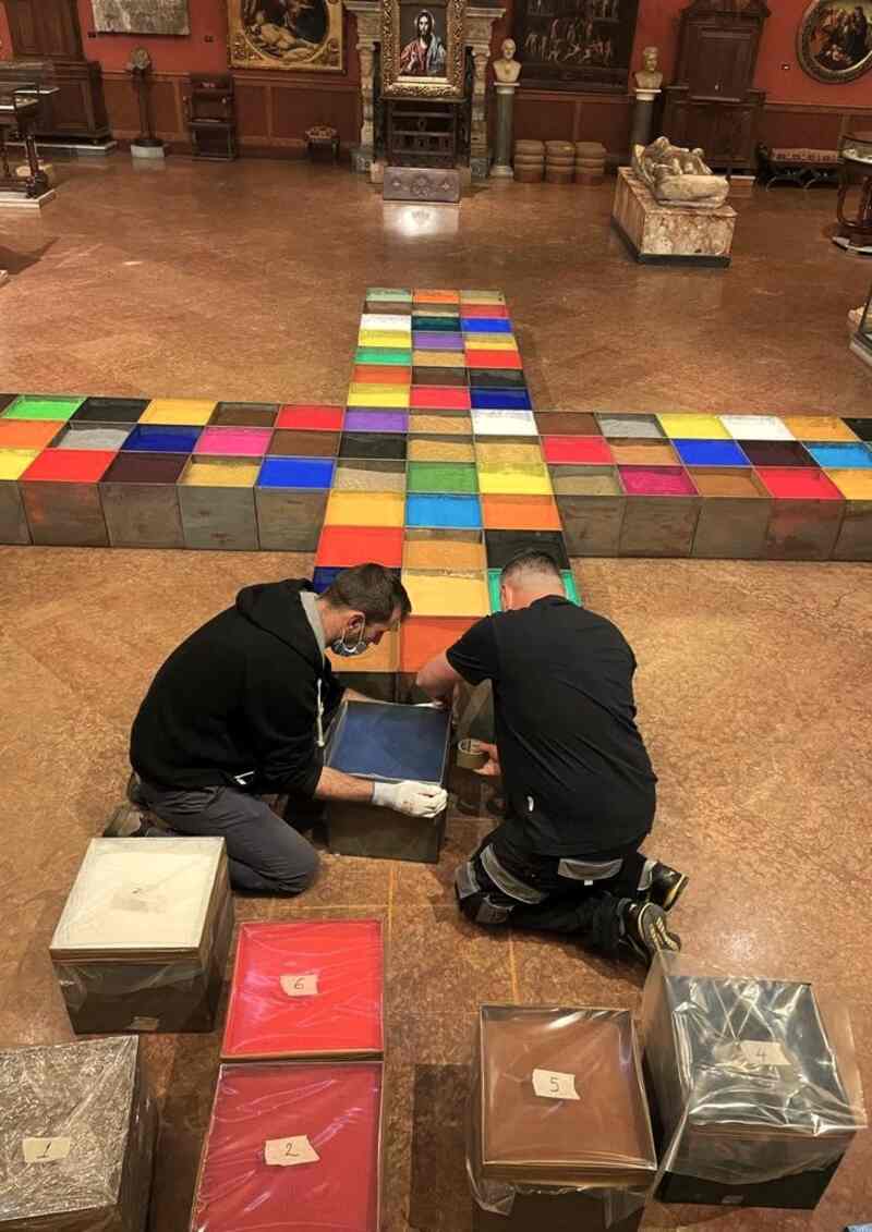 Attività di allestimento museale